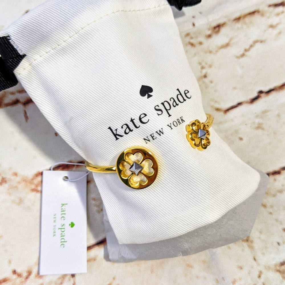 SALE HPπ Kate Spade Spades & Studs Cuff Bangle - Picture 4 of 6